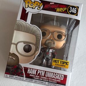 Funko Pop Hank Pym Unmasked with Glasses